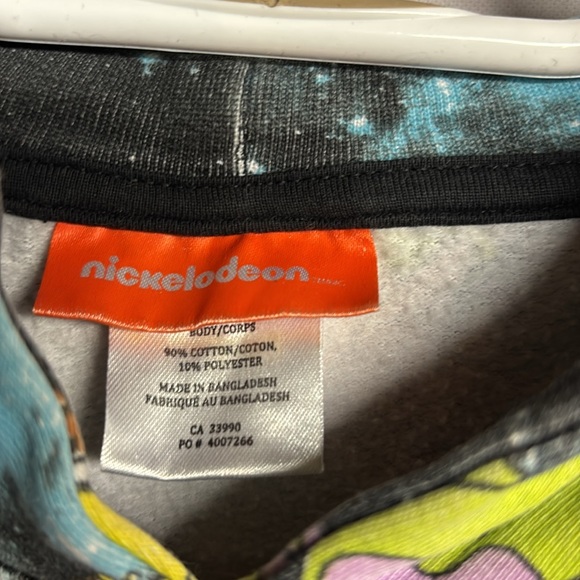 Nickelodeon Kids All Over Print SpongeBob Hoodie Size Medium (10/12) - Picture 2 of 8